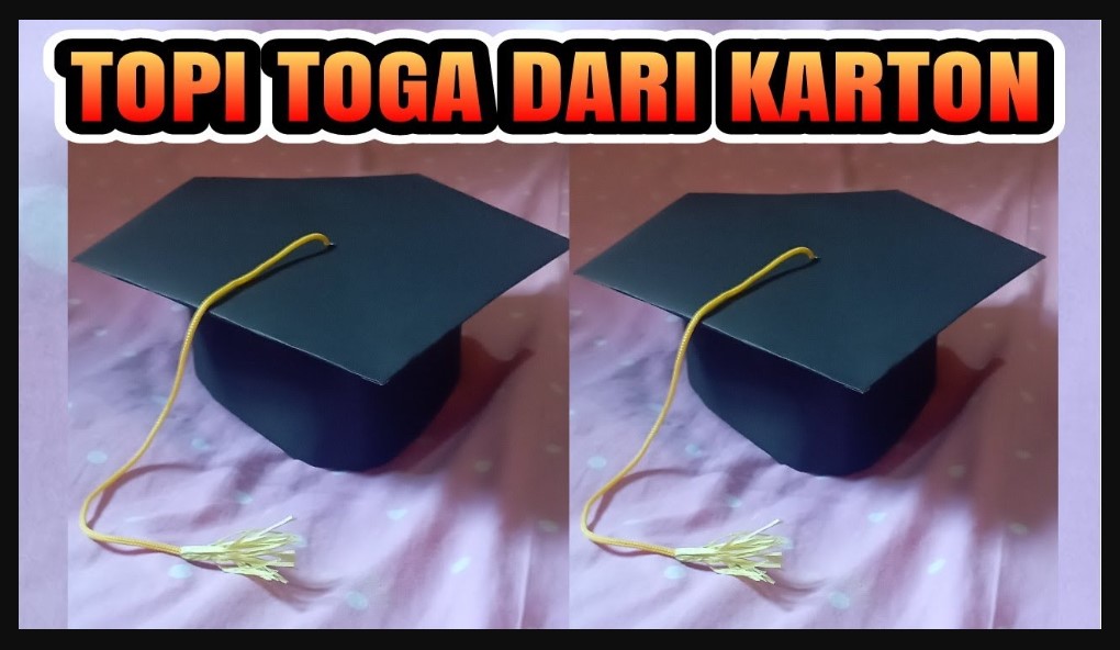 Cara Membuat Topi Toga dari Karton dan Kardus, Mudah serta Murah