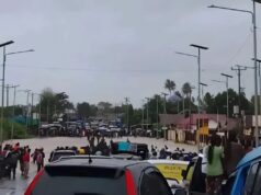 Hujan Deras Picu Banjir di Flyover Pantoloan, Lalu Lintas Sempat Tersendat Hujan Deras Picu Banjir di Flyover Pantoloan, Lalu Lintas Sempat Tersendat